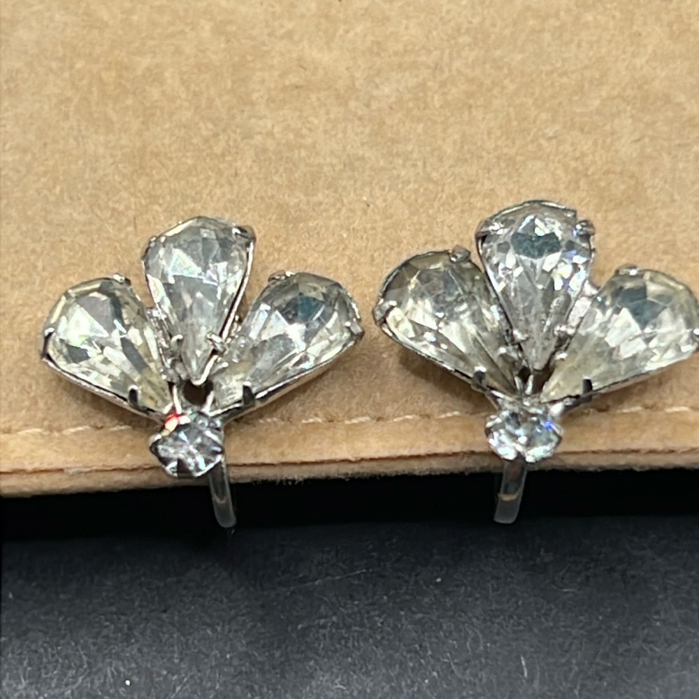 Vintage Symphony rhinestone earrings